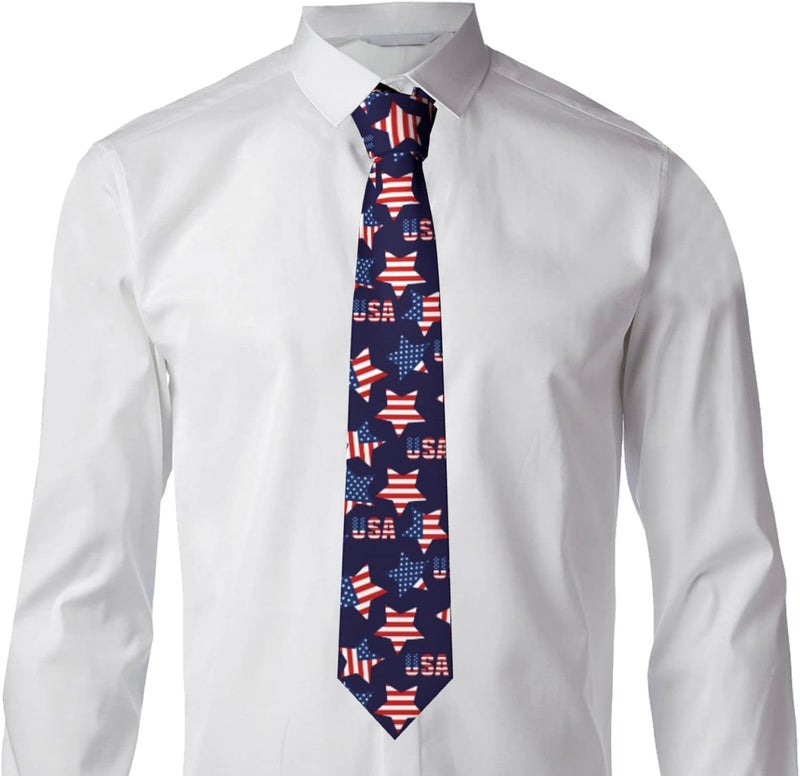 Yilad Tie for Men and Boy Novelty Fun Full Print Men's Necktie Skinny Fashion Narrow Wide - Image 2